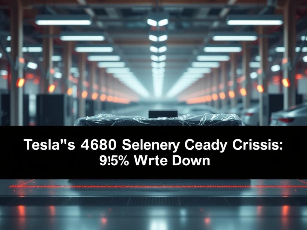 Tesla's 4680 Battery Supply Chain Crisis: 99% Write-Down