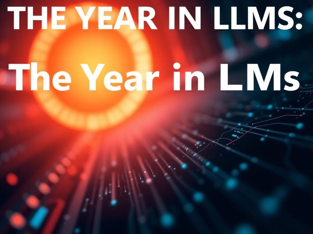 The Year in LLMs: A Deep Dive into 2025's Breakthroughs