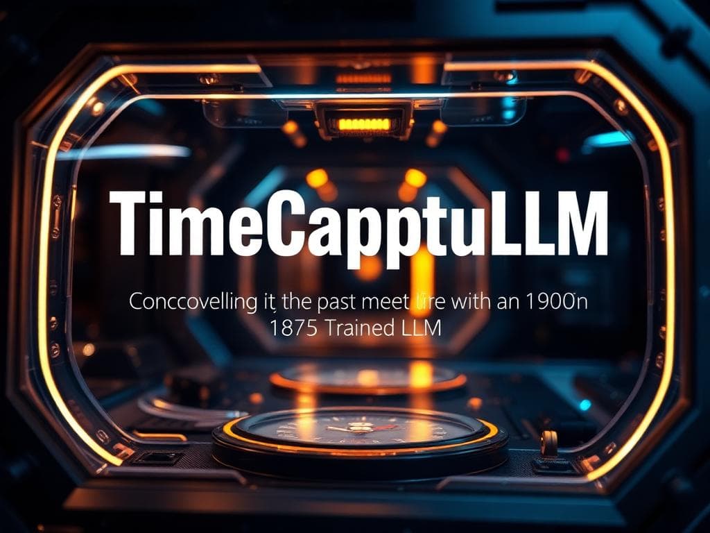 TimeCapsuleLLM: Un Modello Linguistico Addestrato su Dati Storici