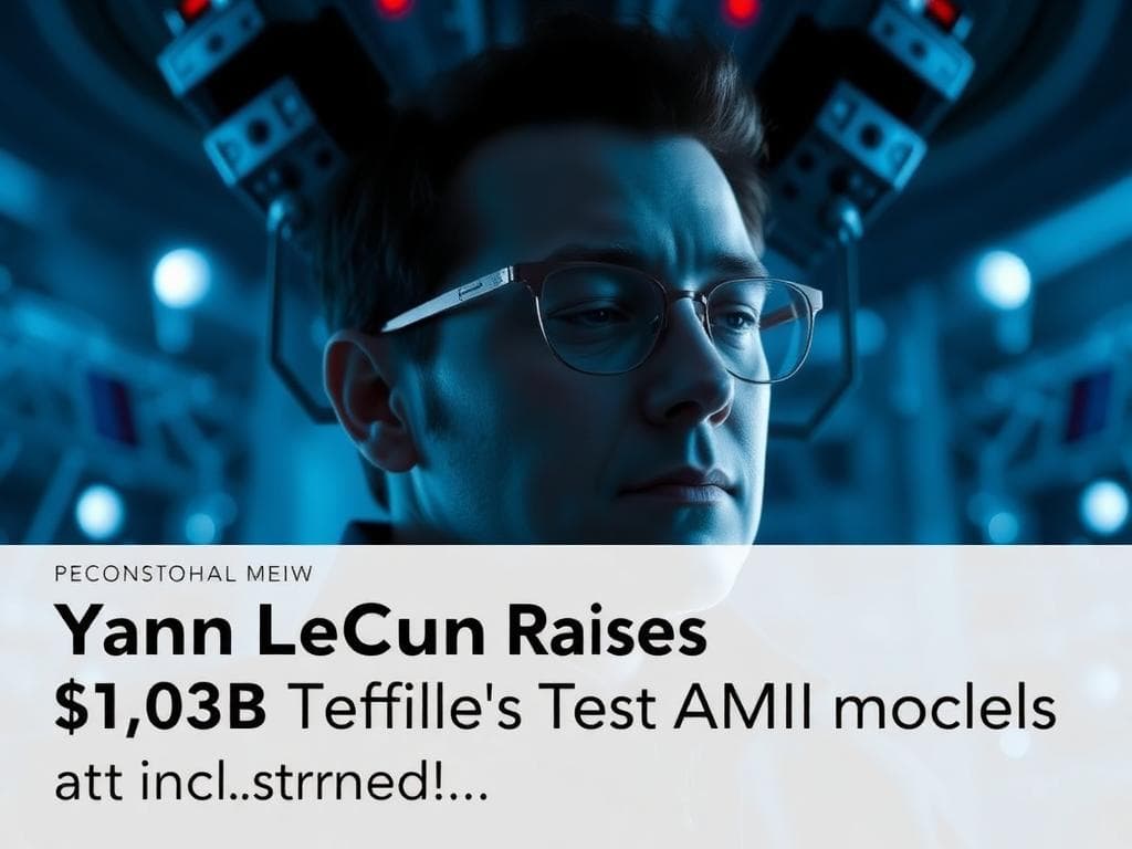 Yann LeCun raccoglie 1,03 miliardi di dollari per AMI, scommettendo sui modelli AI del mondo