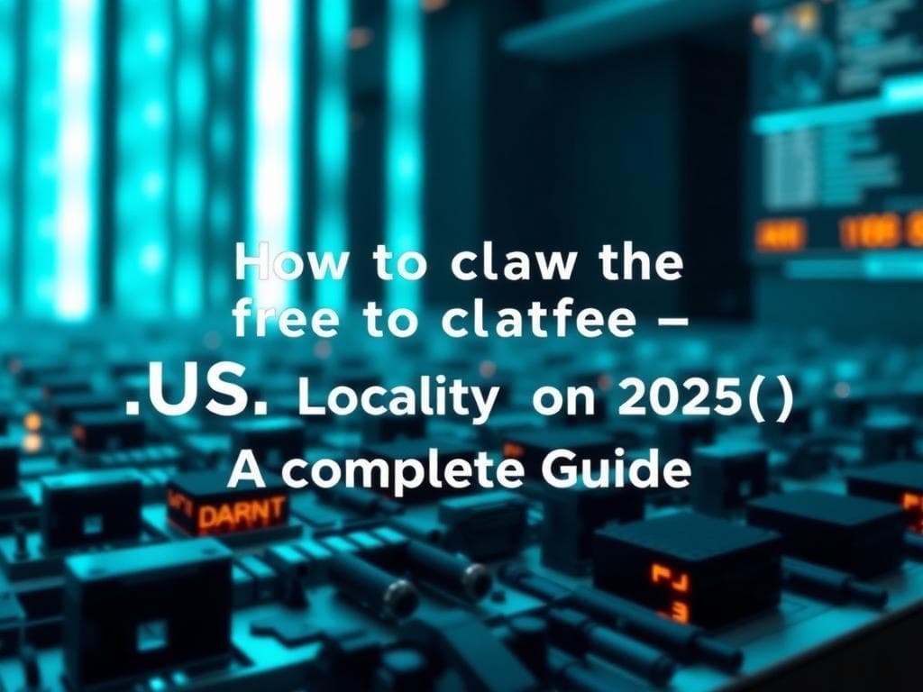 How to Claim a Free .US Locality Domain in 2025: A Complete Guide