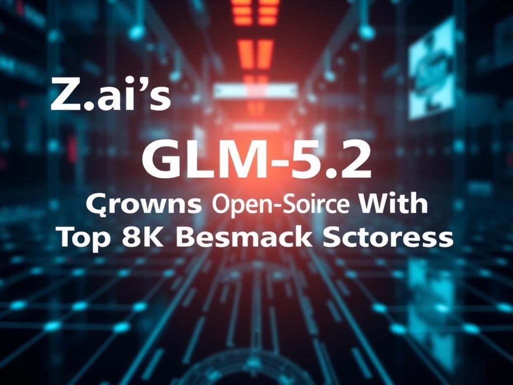 Il GLM-5.2 di Z.ai incorona l'AI open-source con i migliori punteggi di benchmark