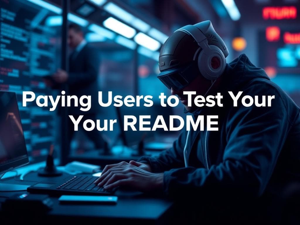 Pagare Utenti per Testare il Tuo README: Un Risveglio UX per Sviluppatori